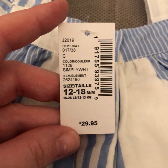 The Children’s Place Blue Stripe Dress - Picture 5 of 7